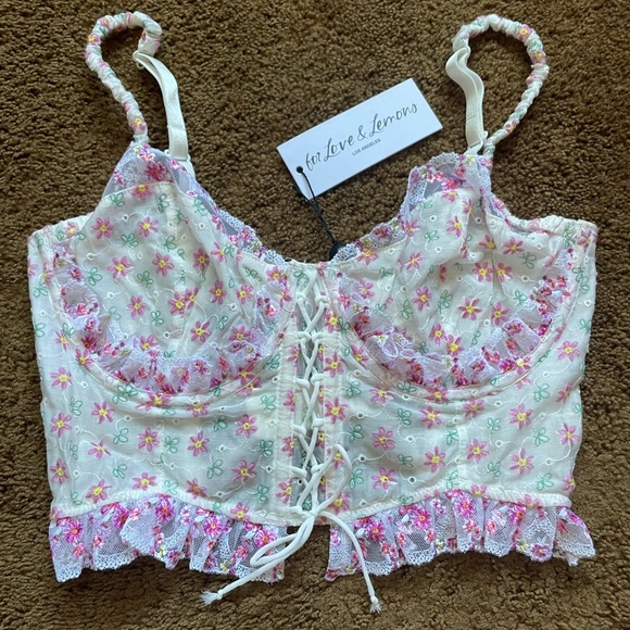 NWT FLL blooms bustier